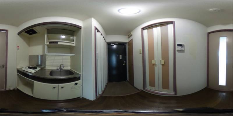 パノラマ画像キッチン