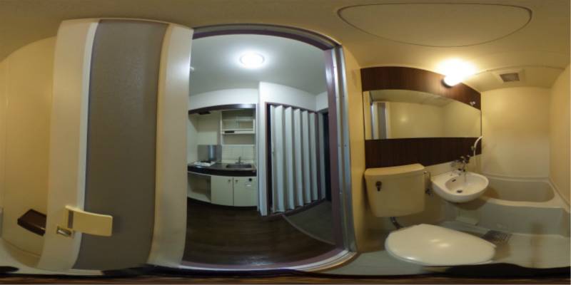 パノラマ画像バスルーム