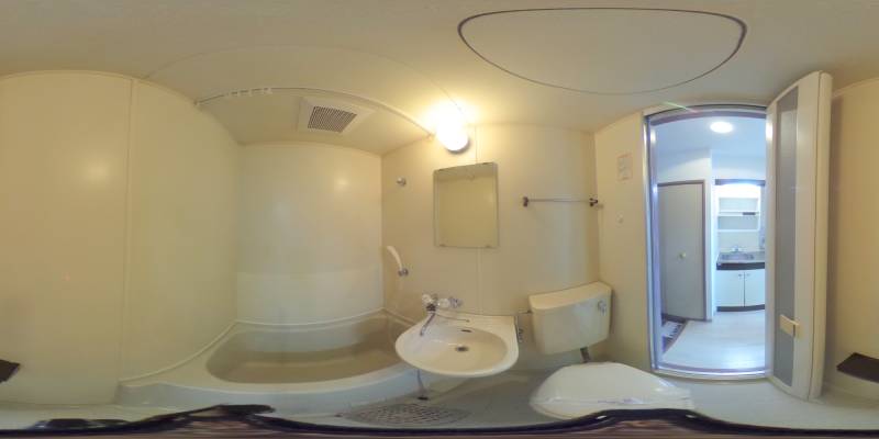 パノラマ画像バスルーム