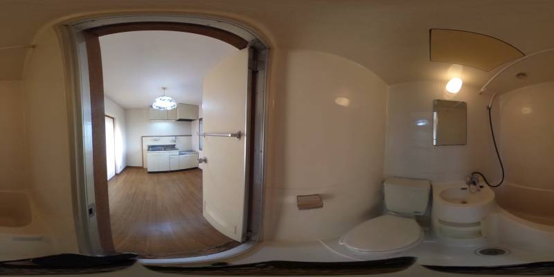 パノラマ画像バスルーム