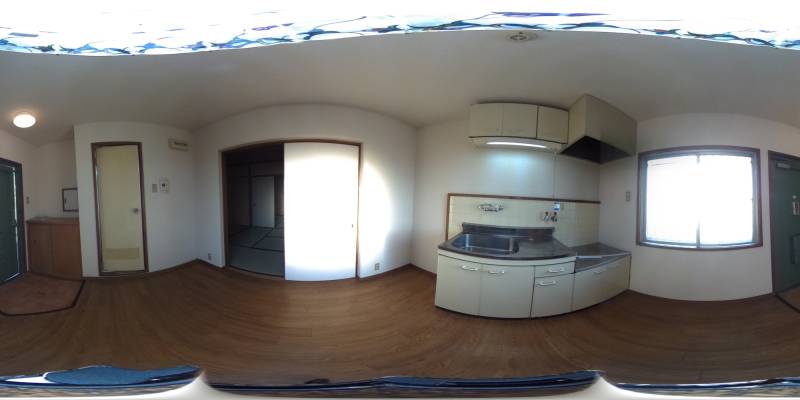 パノラマ画像キッチン