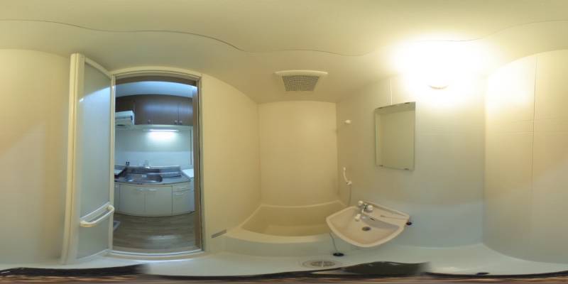 パノラマ画像バスルーム