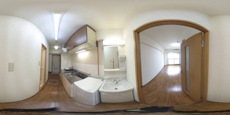 パノラマ画像洗面所