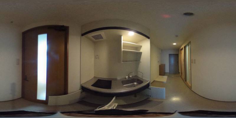 パノラマ画像キッチン