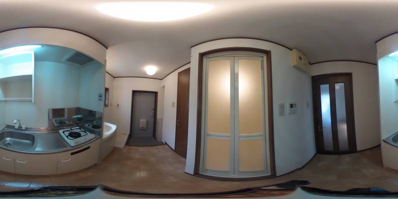 パノラマ画像キッチン