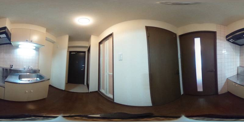 パノラマ画像キッチン