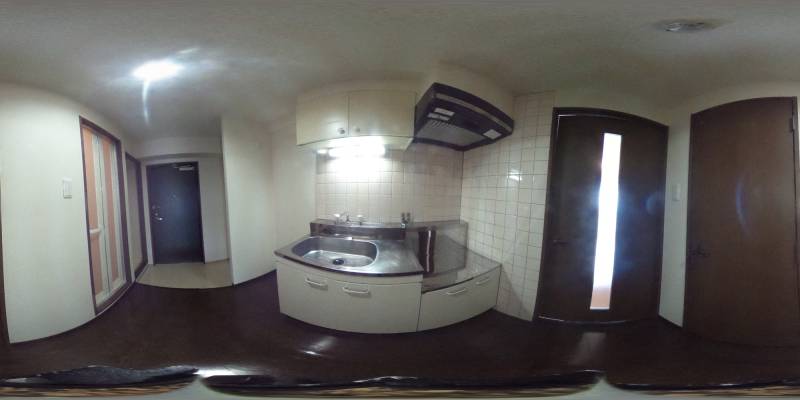 パノラマ画像キッチン