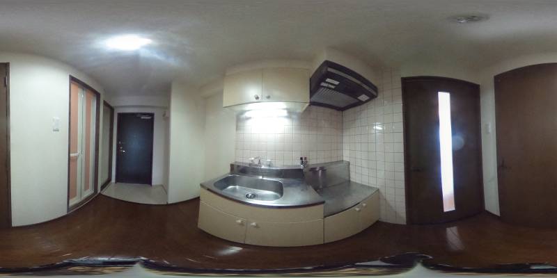 パノラマ画像キッチン