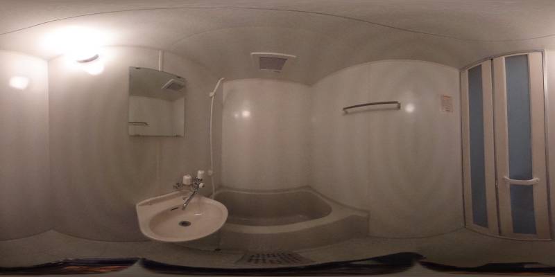 パノラマ画像バスルーム