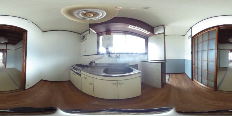 パノラマ画像キッチン