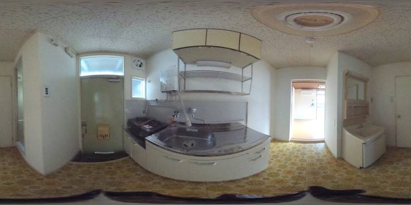 パノラマ画像キッチン