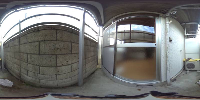 パノラマ画像バルコニー