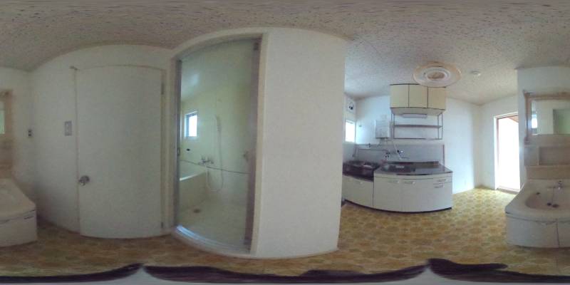 パノラマ画像洗面所