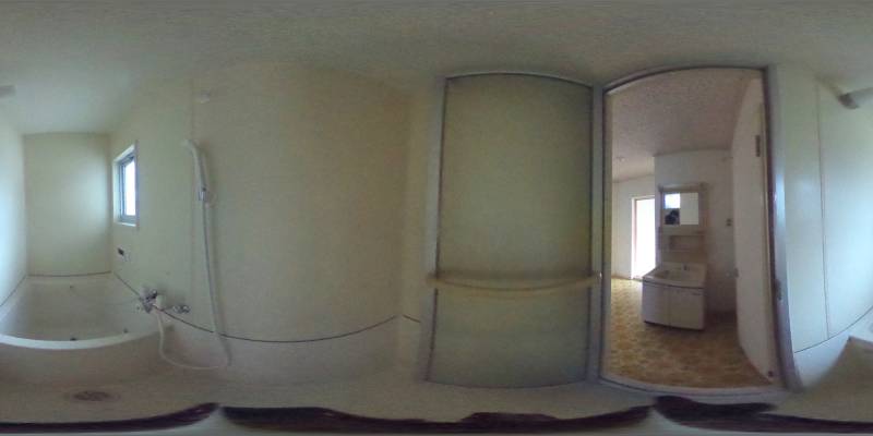パノラマ画像バスルーム
