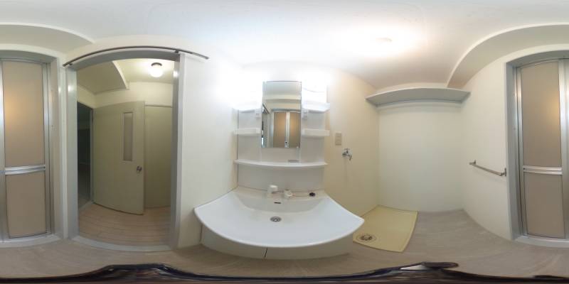 パノラマ画像洗面所