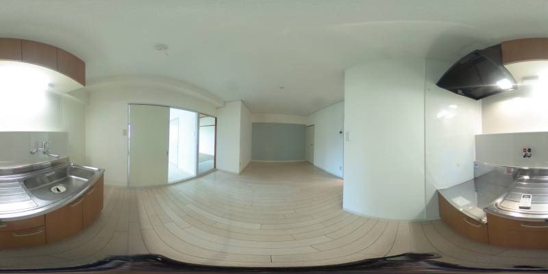 パノラマ画像キッチン