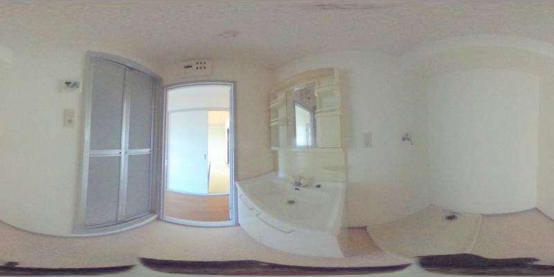 パノラマ画像洗面所