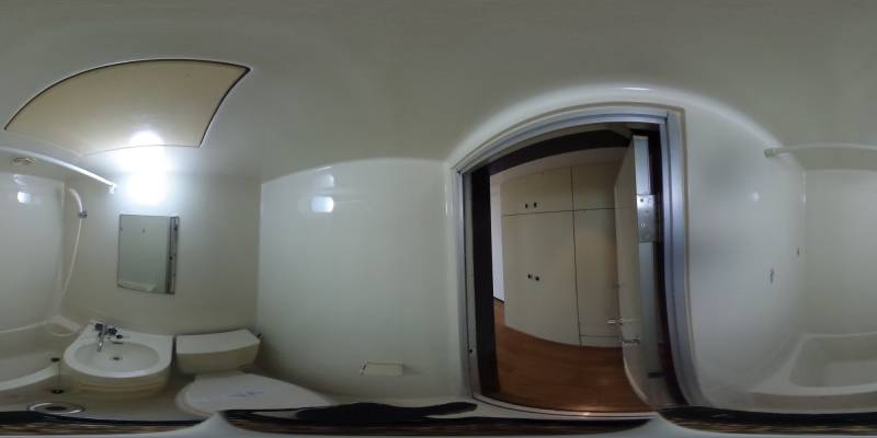 パノラマ画像バスルーム