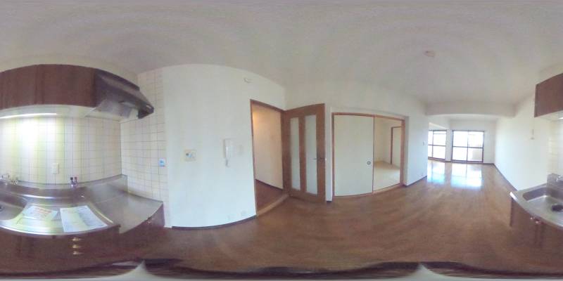 パノラマ画像キッチン