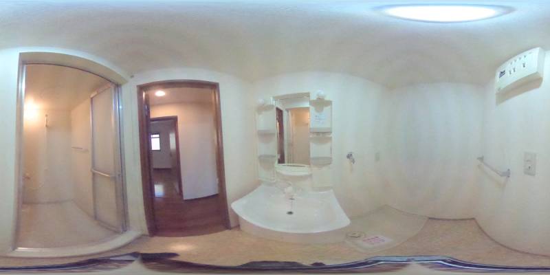 パノラマ画像洗面所