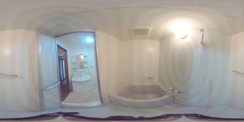 パノラマ画像バスルーム