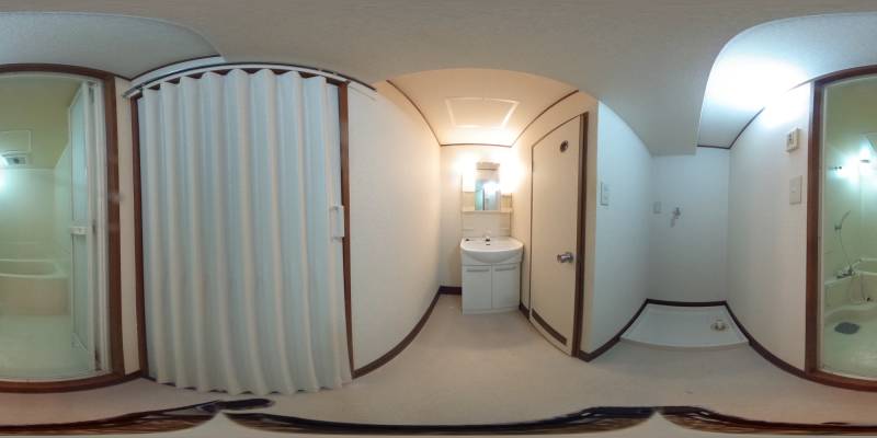 パノラマ画像洗面所