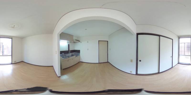 パノラマ画像リビング