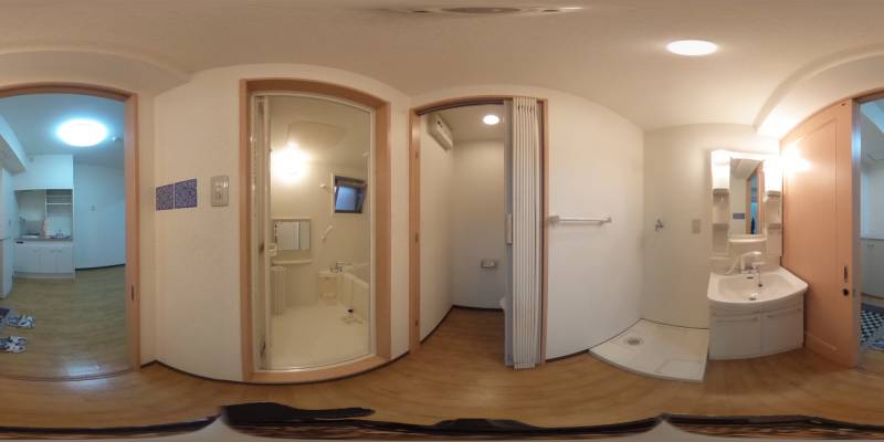 パノラマ画像洗面所