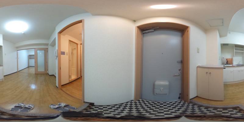 パノラマ画像玄関