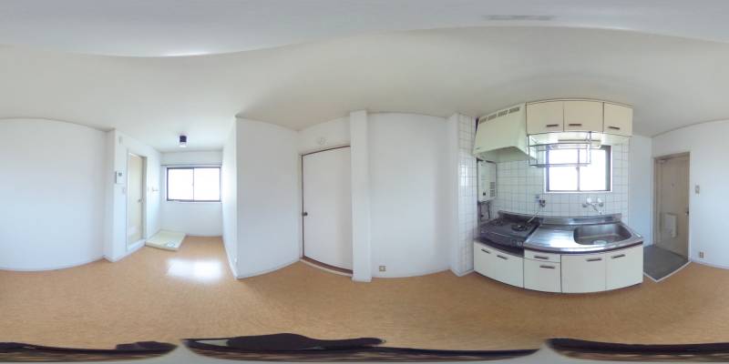 パノラマ画像キッチン