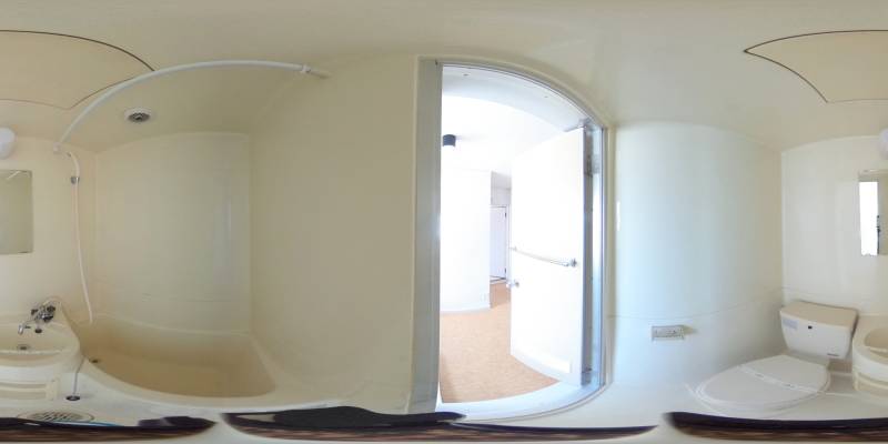 パノラマ画像バスルーム