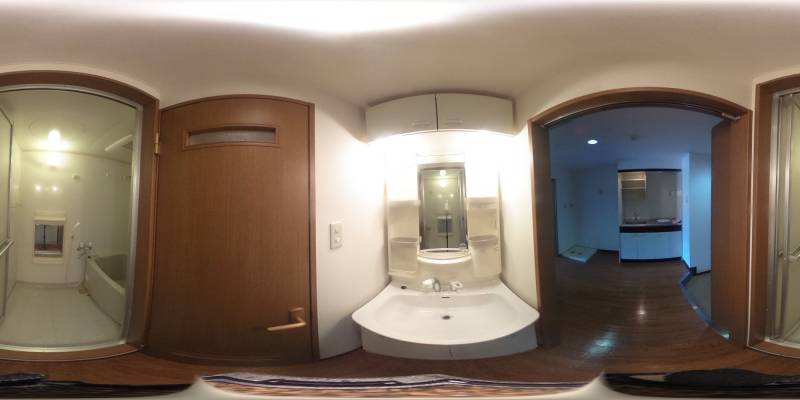 パノラマ画像洗面所