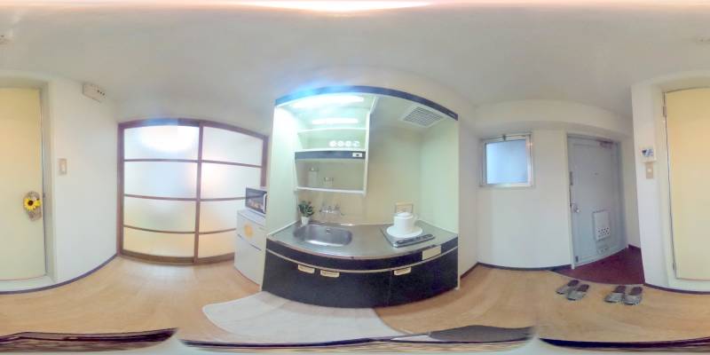 パノラマ画像キッチン