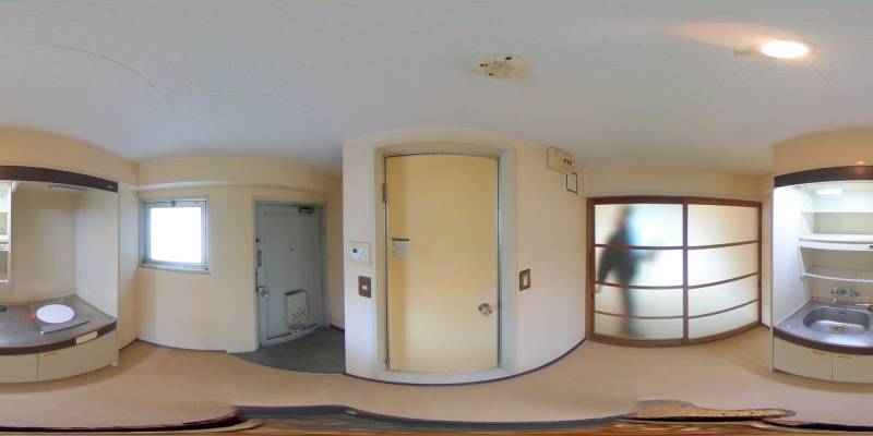 パノラマ画像キッチン