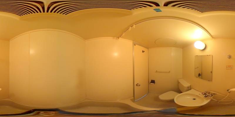 パノラマ画像バスルーム