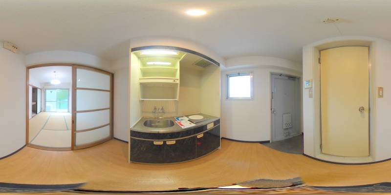 パノラマ画像キッチン