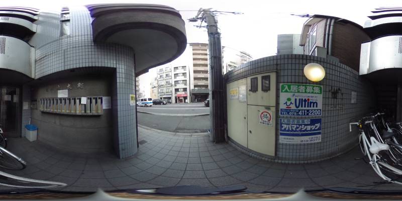 パノラマ画像駐車場
