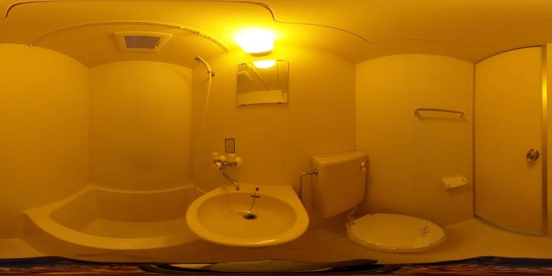 パノラマ画像バスルーム