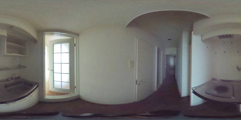 パノラマ画像キッチン