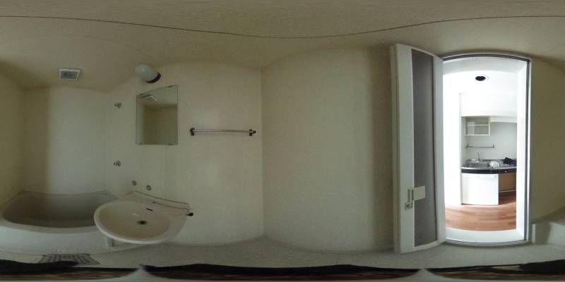 パノラマ画像バスルーム