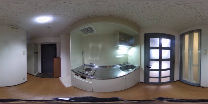 パノラマ画像キッチン