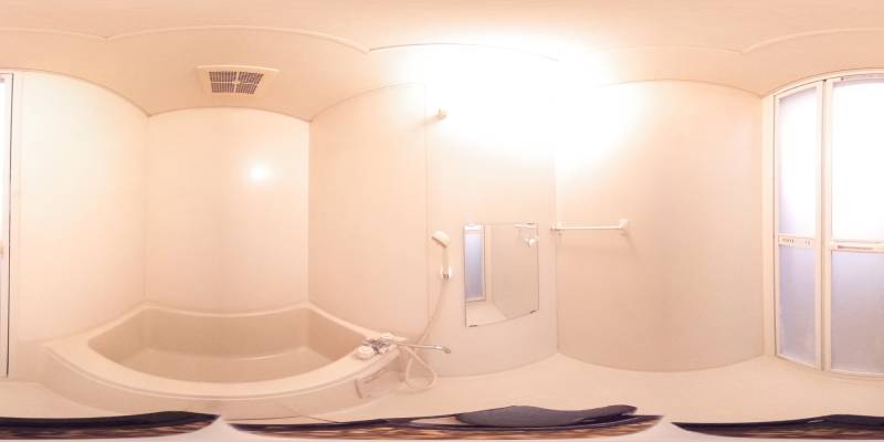 パノラマ画像バスルーム