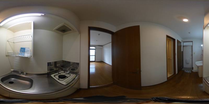 パノラマ画像キッチン