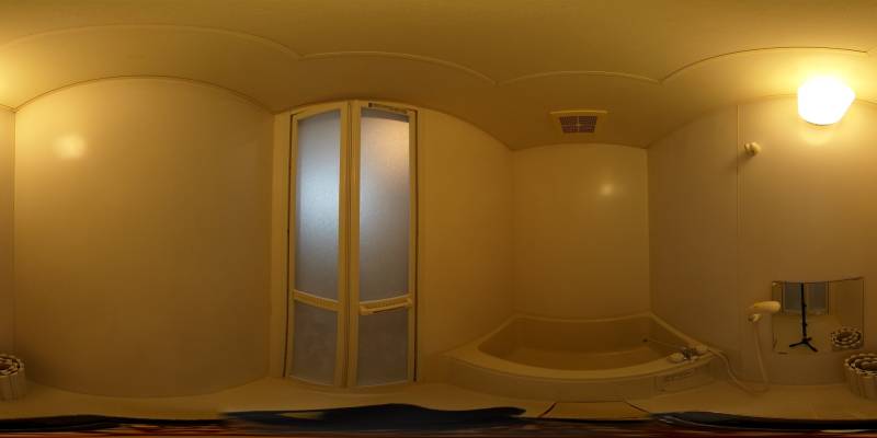 パノラマ画像バスルーム