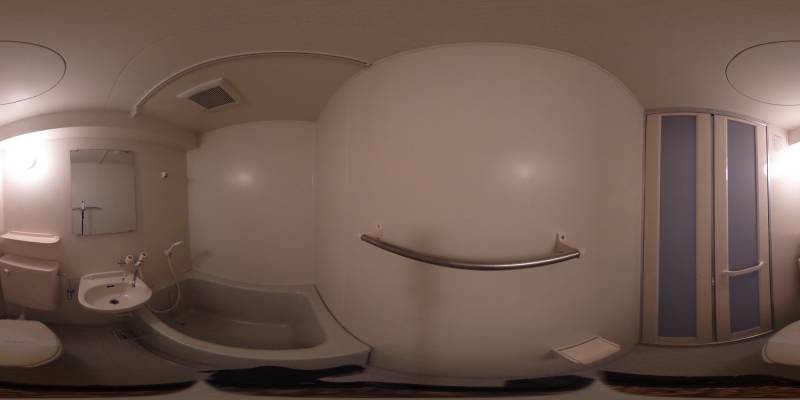 パノラマ画像バスルーム
