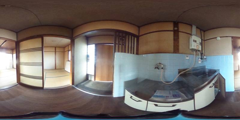 パノラマ画像キッチン