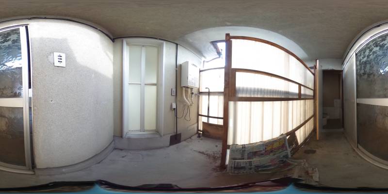 パノラマ画像バルコニー