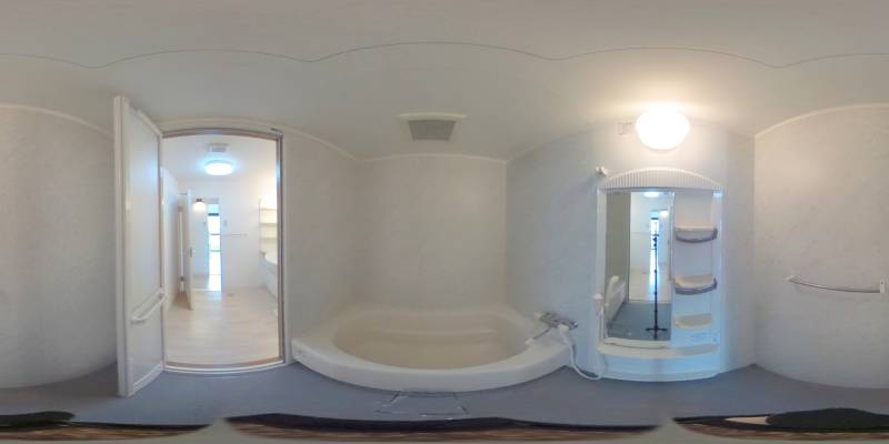 パノラマ画像バスルーム