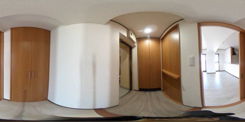 パノラマ画像玄関