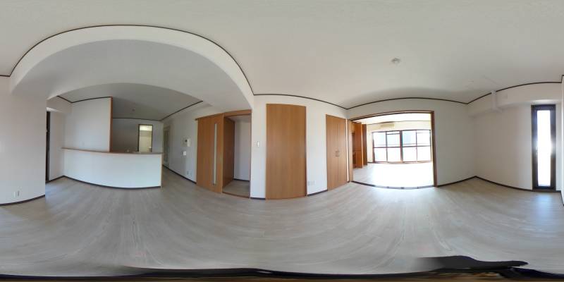 パノラマ画像洋室